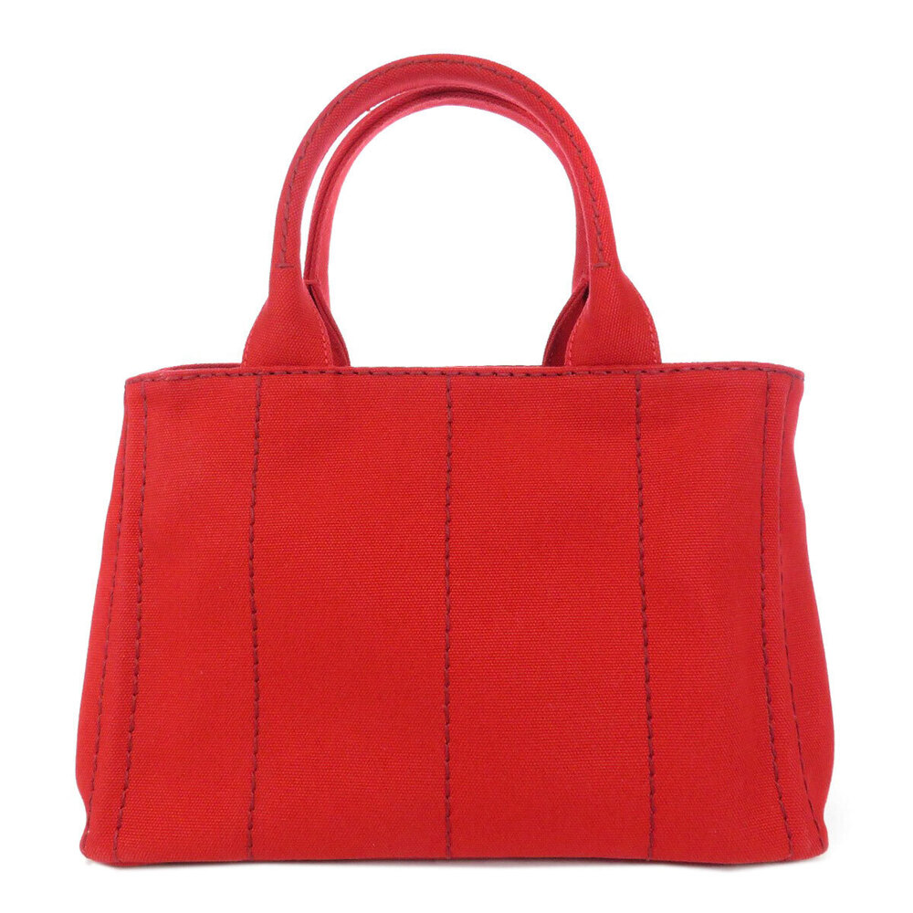 Prada Handbag Canapa Canvas 2way Black